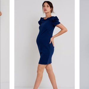 Navy Pietro Brunelli Maternity Dress Sz M